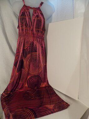 Dress, Long, Halter Style, Spring, Summer, Evening or Daytime, Empire Waist